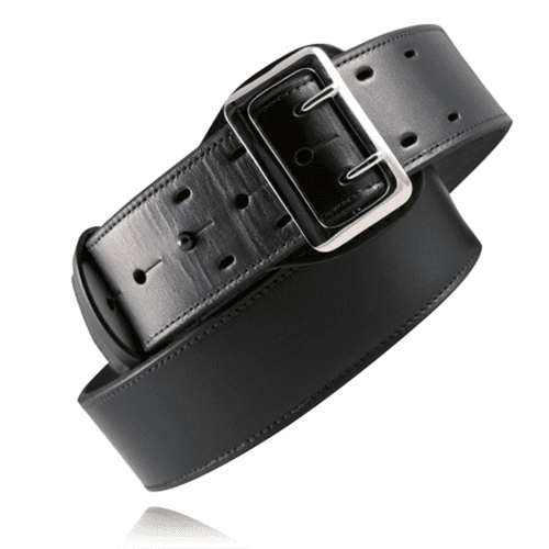 Boston Leather Sam Browne Duty Belt, Fully Lined, 2.25" Wide 6501 - Clothing & Accessories